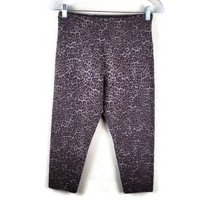 Casablanca by Marrakech Womens Legging‎ S Leopard Print Capri Legging